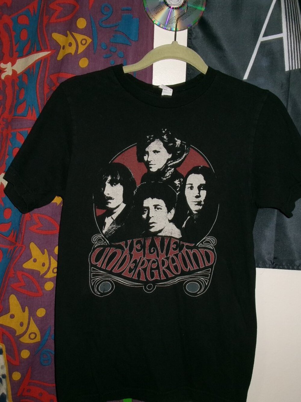 Lou Reed & velvet underground small men tee - NYC punk rock Warhol John Cale